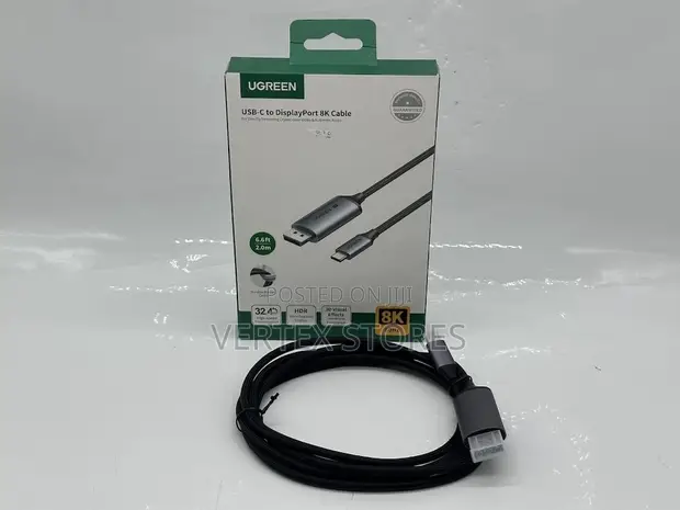 UGREEN CM556 USB-C hadi DisplayPort 8K Cable (3m) - 1
