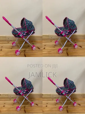 Stroller ya Doli ya Mtoto Inayokunjwa