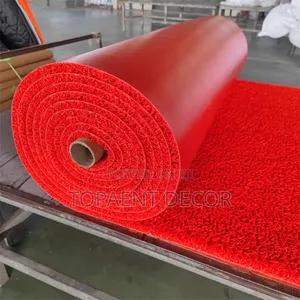 Red PVC Antislip Spaghetti Rubber Mats (Kwa Mita)