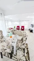 Pazia Nyeupe Sheer kwa Sebule ya Kifahari - 1