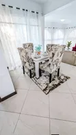 Pazia Nyeupe Sheer kwa Sebule ya Kifahari - 2