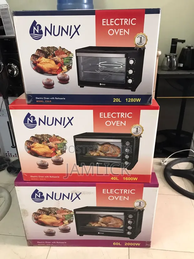 Nunix Electric Rotisserie Ovens - 20L, 40L, 60L - 1