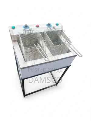 Commercial Double Electric Deep Fryer (20L)