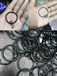 Metallic Round Curtain Rings - Brand New - 2