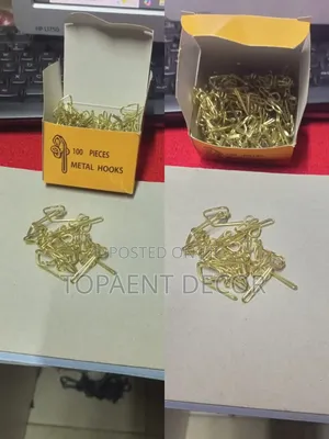 100 Pieces Box Drapery Metal Curtain Hooks
