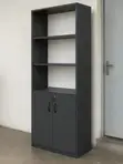 Office Storage Cabinet with Lockable Doors & Shelves - 2
