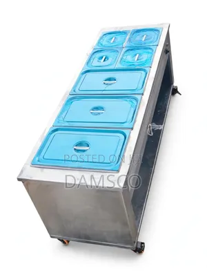 7-Basin Stainless Steel Electric Bain-Marie Food Warmer