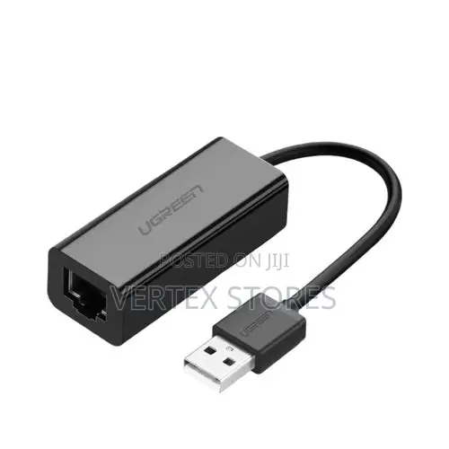 UGREEN CR110 USB 2.0 Adapta ya Ethernet (Nyeusi) - 1