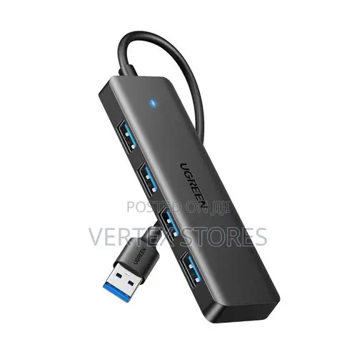 UGREEN 25851 USB 3.0 Hub ya Port 4 - Grey - 1