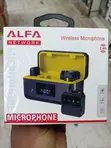 Alfa Network Wireless Microphone - Nyeusi - 2