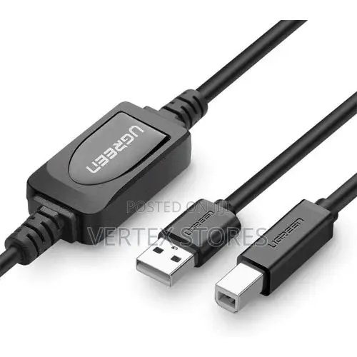 UGREEN US122 USB 2.0 A to B Active Printer Cable 15m - 1