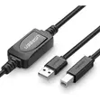 UGREEN US122 USB 2.0 A to B Active Printer Cable 15m - 1