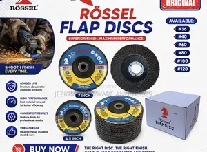 Rossel Flap Discs 7" na 4.5"