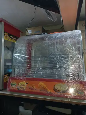 Commercial Curved-Glass Electric Food Warmer & Display Cabinet