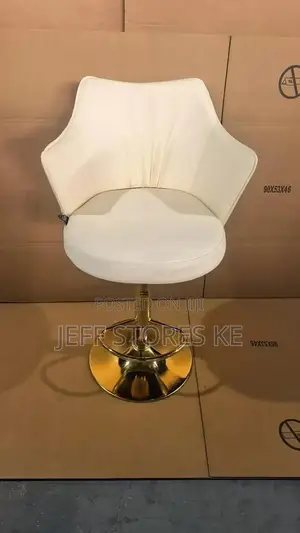 Quality White Gold Bar Stool