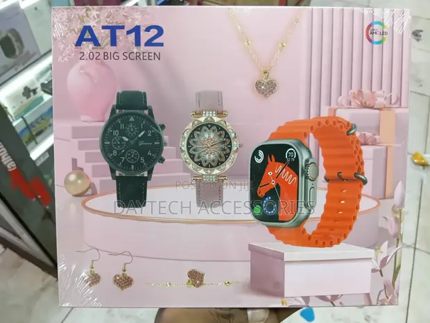 AT12 Smartwatch ya Fashion na Vifaa vya Mapambo kwa Wanawake - 1