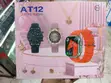AT12 Smartwatch ya Fashion na Vifaa vya Mapambo kwa Wanawake - 2