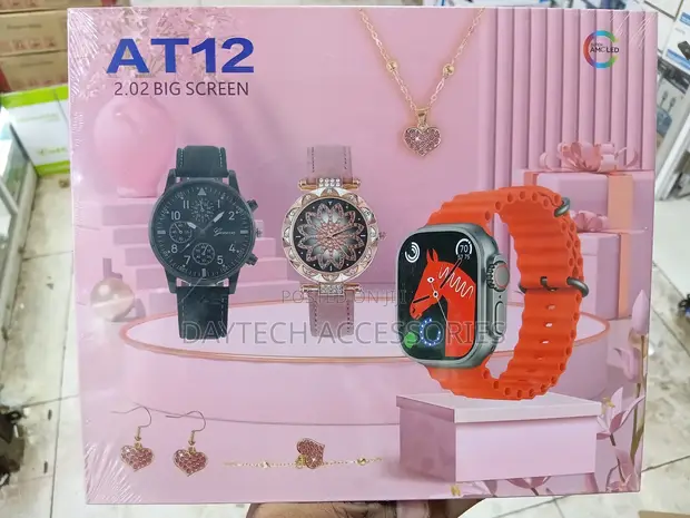 AT12 2.02" Smartwatch Gift Set - Kifaa cha Wanawake - 1