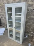 2-Door Glass Fronted File Cabinet - 1