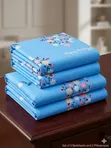5x6 Floral Cotton Bedsheet Set - 5