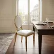 Golden Leather Dining Chairs (Brand New) - 3