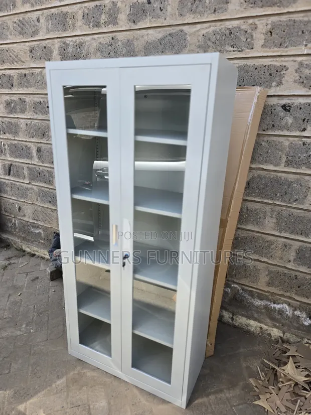 Imported Glass Doors Filing Cabinet - 1