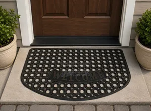 Welcome Door Mat 75x45cm - Heavy Duty Rubber