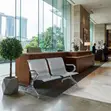 Modern Metallic Two-Seater Reception Bench - 3