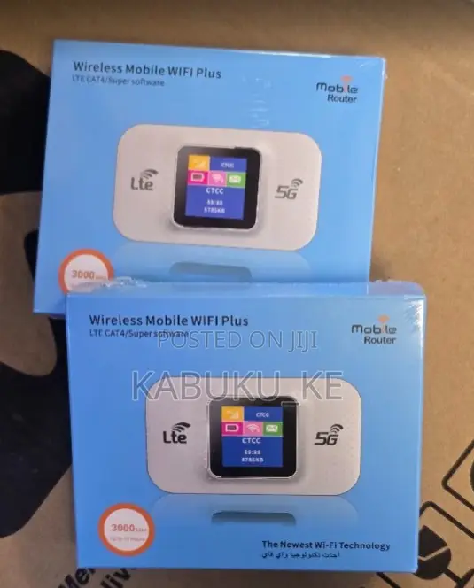 5G LTE Mifi Portable WiFi yenye SIM Card Slot - 1