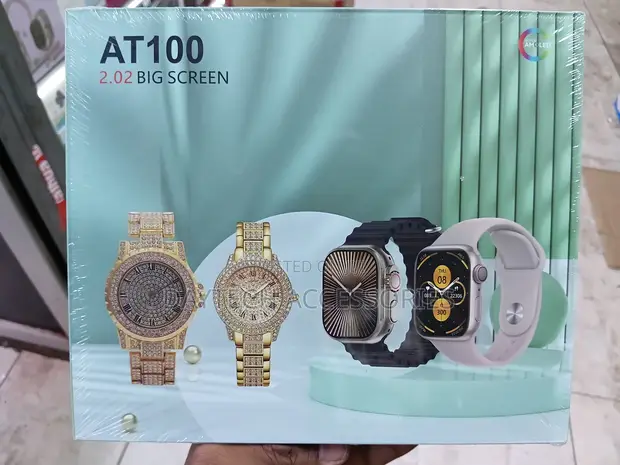 AT100 Smart Watches za Wawili - Mpya Kabisa - 1