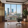White Manual Height Adjustable Standing Desk - 2