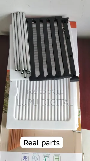 SNG10 Kabati la Uhifadhi la PVC la Tabaka 5 - Nyeusi/Nyeupe