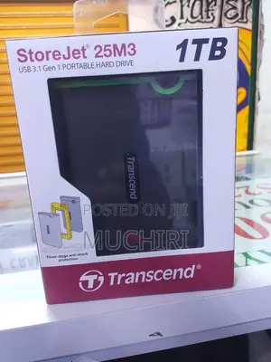 Transcend 1TB External Hard Drive 3.0