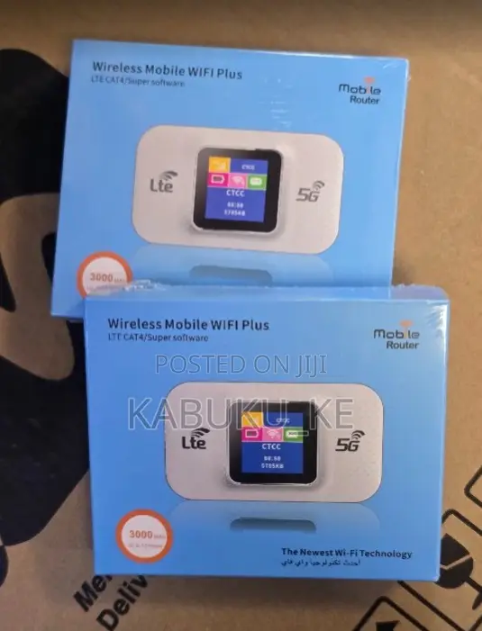 Portable 5G LTE Mifi with 3000mAh Battery - 1