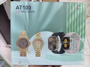 AT100 2.02" Set ya Smartwatch Kubwa kwa Wapenzi
