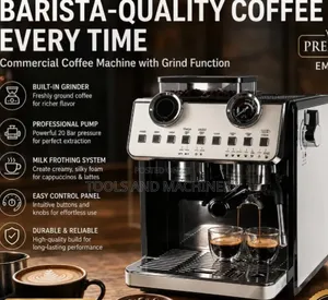 Commercial Coffee Maker with Grinding Function