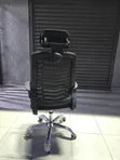 Kiti cha Kisasa cha Ofisi chenye Headrest - Nyeusi - 3