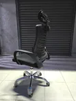 Kiti cha Kisasa cha Ofisi chenye Headrest - Nyeusi - 5