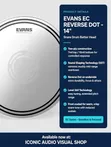 Evans EC Reverse Dot 14" Snare Drum Head - 1
