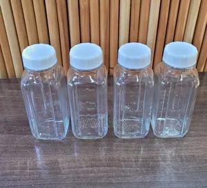 4pcs Vituo vya Kioo Vinavyoweza Kutumika Tena - 500ml