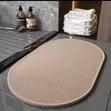 Linen Super Absorbent Bathroom Mat - 1