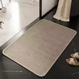 Linen Super Absorbent Bathroom Mat - 2