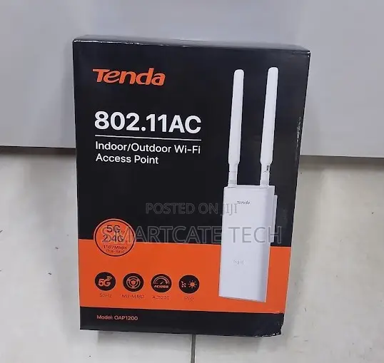 Tenda OAP1200 WiFi AP ya Nje - 1200Mbps Dual-Band - 1