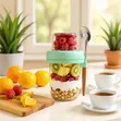 4pcs Glass Oat Jars Set - 2