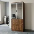 Modern 2-Door Executive Wooden Office Cabinet - 2
