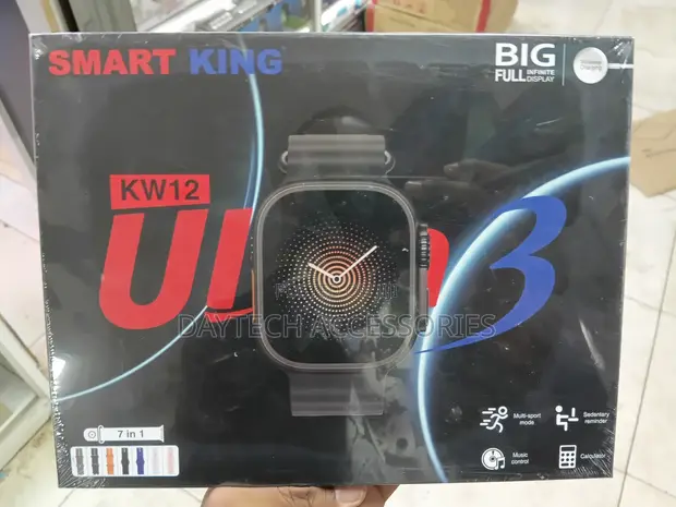 Smart King KW12 Ultra Smartwatch 7-in-1 Strap Set - 1