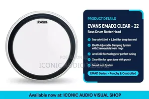 Evans EMAD 2 22-inch Bass Drum Head