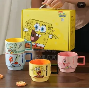 4pcs Spongebob Mugs