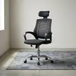 Swivel Visitors Headrest Mesh Chair - Brand New - 3