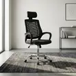 Swivel Visitors Headrest Mesh Chair - Brand New - 4